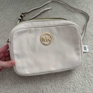 Michael Kors Ivory Crossbody Bag